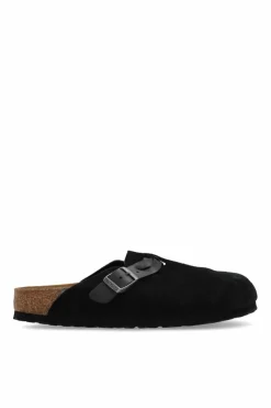 Birkenstock CZARNY Klapki `Boston Braided`