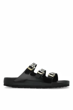 Birkenstock CZARNY Klapki `Florida Fresh`
