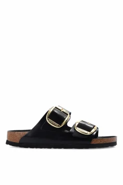 Birkenstock CZARNY Klapki ‘Arizona Big Buckle’