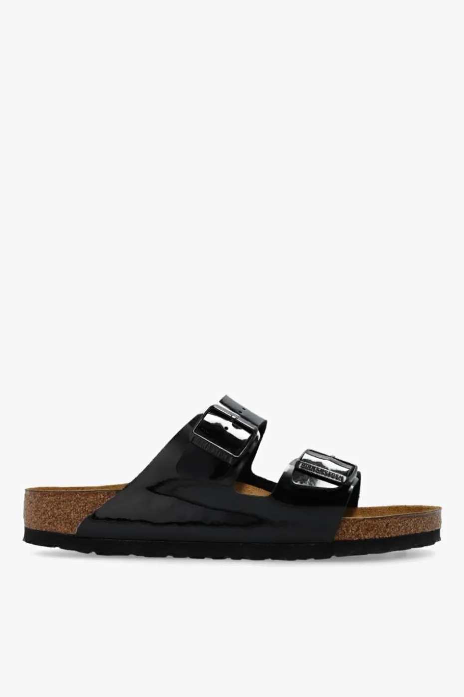 Birkenstock CZARNY Skórzane klapki ‘Arizona BS’