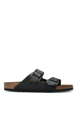 Birkenstock CZARNY Skórzane klapki ‘Arizona BS’