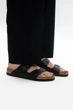 Birkenstock CZARNY Skórzane klapki ‘Arizona BS’