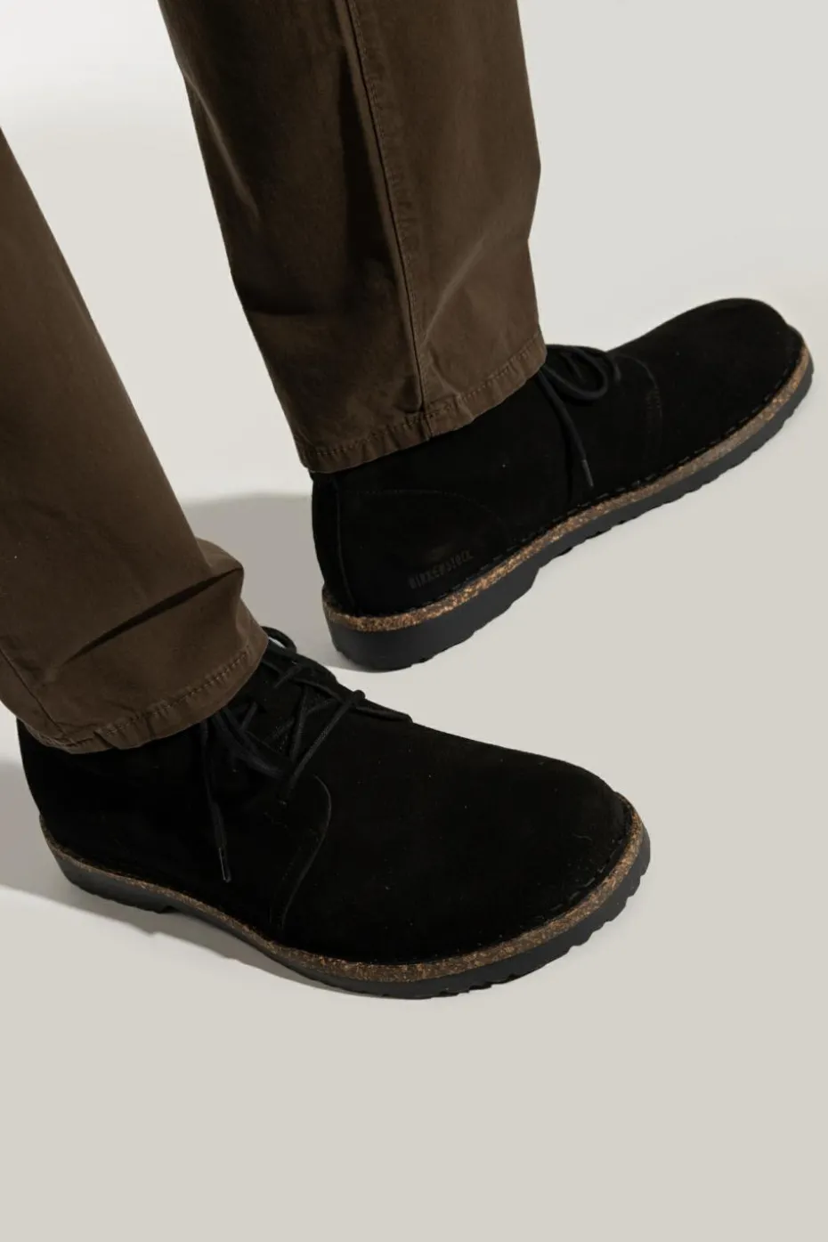 Birkenstock CZARNY Sznurowane botki ‘Uppsala Mid’