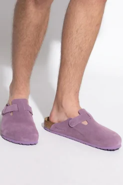 Birkenstock FIOLETOWY Klapki `Boston BS`