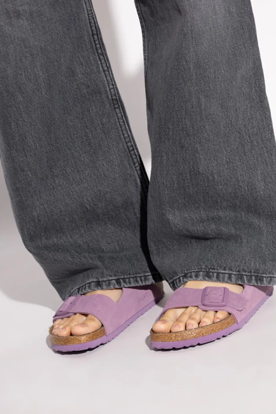 Birkenstock FIOLETOWY Klapki `Arizona BS`