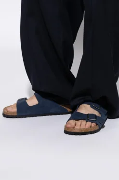 Birkenstock GRANATOWY Klapki `Arizona BS`