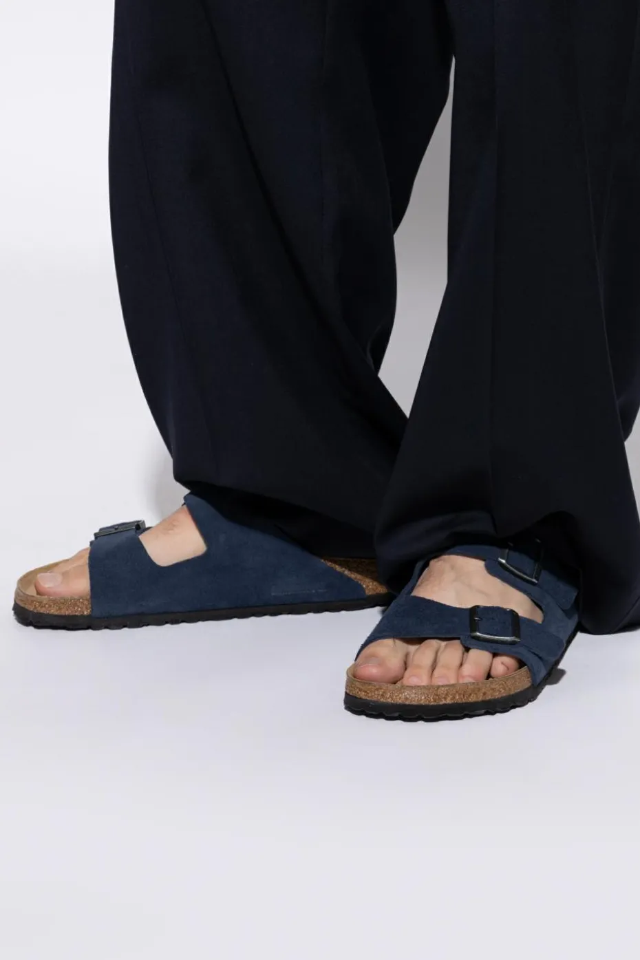 Birkenstock GRANATOWY Klapki `Arizona BS`