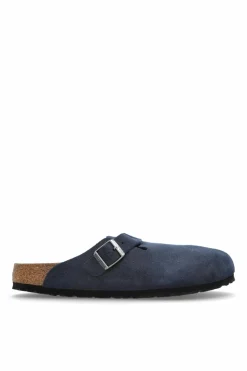 Birkenstock GRANATOWY Klapki `Boston BS`