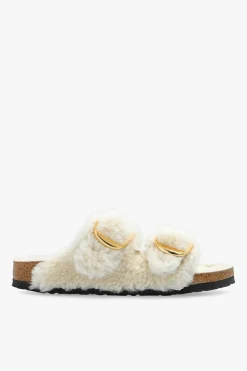 Birkenstock kremowy Klapki ‘Arizona Big Buckle’