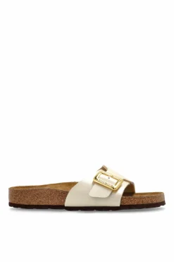 Birkenstock kremowy Klapki `Catalina Cushion Buckle`