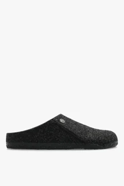 Birkenstock SZARY Filcowe klapki ‘Zermatt Rivet’