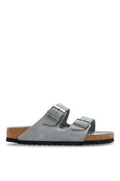 Birkenstock SZARY Klapki `Arizona BS`