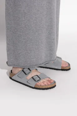 Birkenstock SZARY Klapki `Arizona BS`