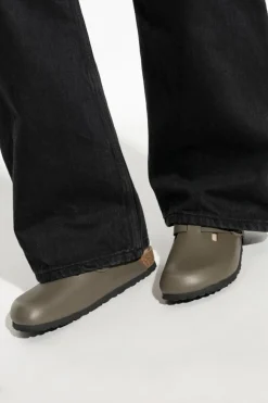 Birkenstock SZARY Klapki `Boston BS`