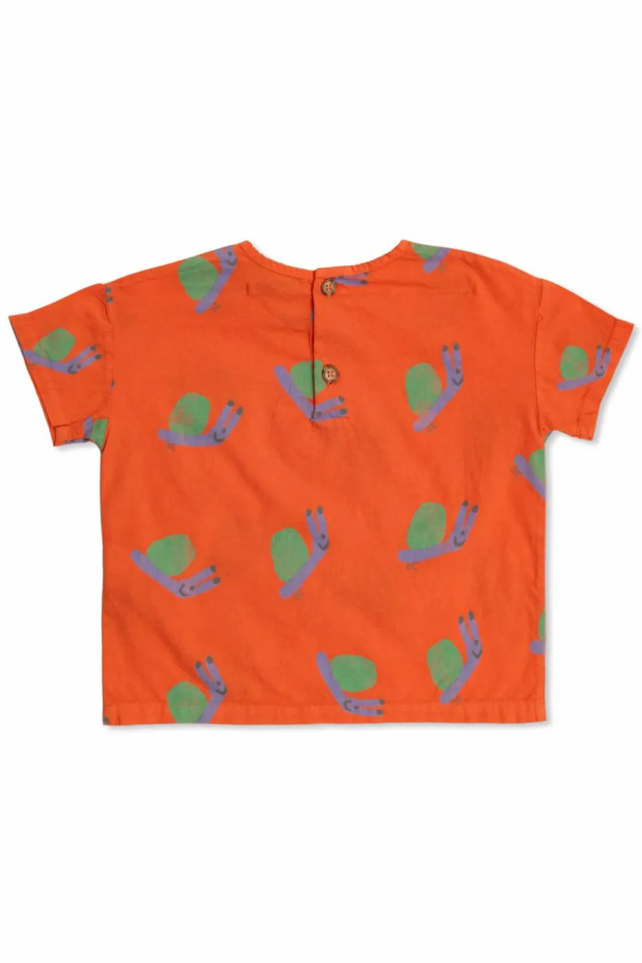 Bobo Choses CZERWONY T-shirt z kieszenią