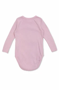 Bobo Choses FIOLETOWY Bawełniane body z nadrukiem