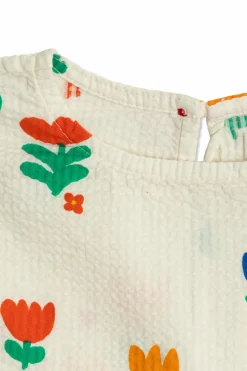 Bobo Choses kremowy Top z falbaną