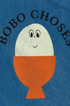 Bobo Choses NIEBIESKI T-shirt z nadrukiem