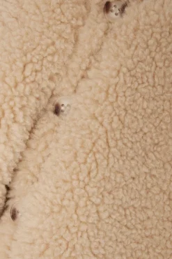 Bonpoint beżowy Kurtka z kapturem