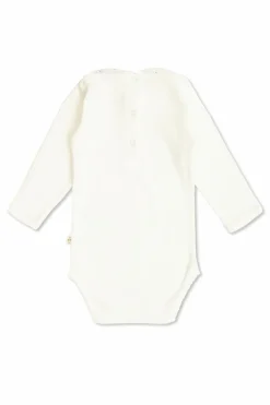 Bonpoint BIAŁY Bawełniane body