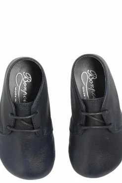 Bonpoint GRANATOWY Skórzane buty