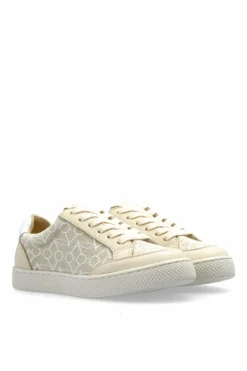 Bonpoint kremowy Buty sportowe z logo