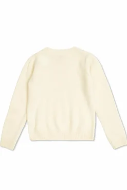 Bonpoint kremowy Kaszmirowy sweter