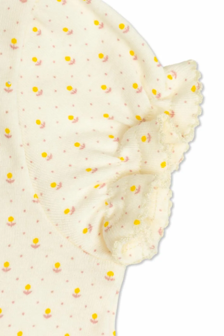 Bonpoint kremowy Komplet `Emani`: t-shirt i szorty