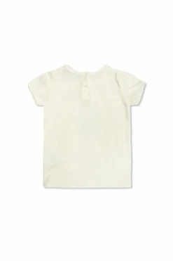 Bonpoint kremowy T-shirt `Cira`