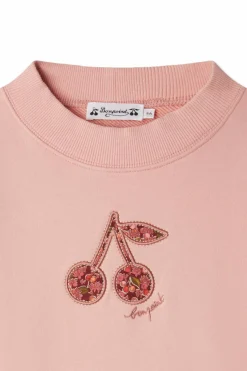 Bonpoint RÓŻOWY Bluza z logo