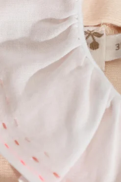 Bonpoint RÓŻOWY Body niemowlęce z długimi rękawami