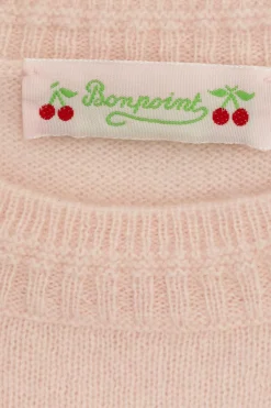 Bonpoint RÓŻOWY Kaszmirowy sweter `Emilou`