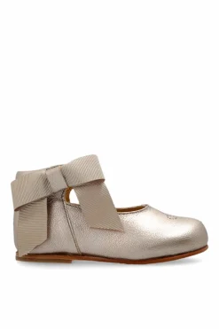 Bonpoint ZŁOTY Skórzane buty