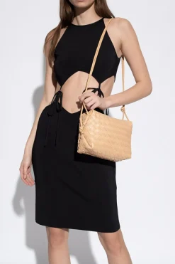 Bottega Veneta beżowy Torba na ramię ‘Loop Small’