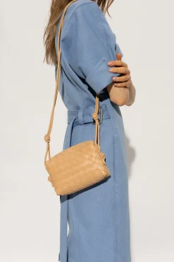 Bottega Veneta beżowy Torba na ramię ‘Loop Mini’