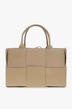 Bottega Veneta beżowy Torba ‘Arco Small’ typu ‘shopper’