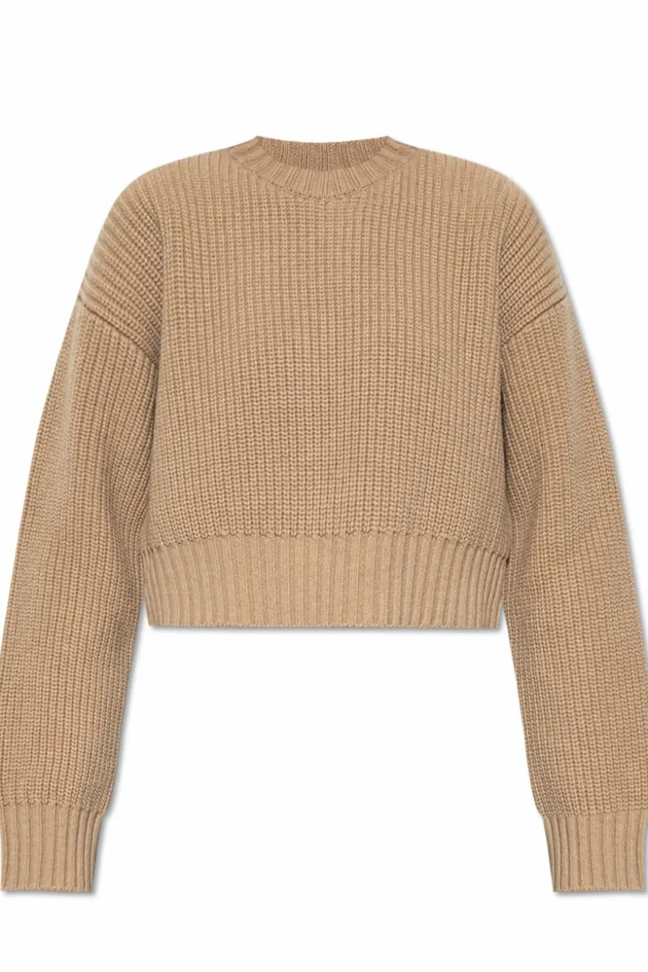 Bottega Veneta beżowy Wełniany sweter