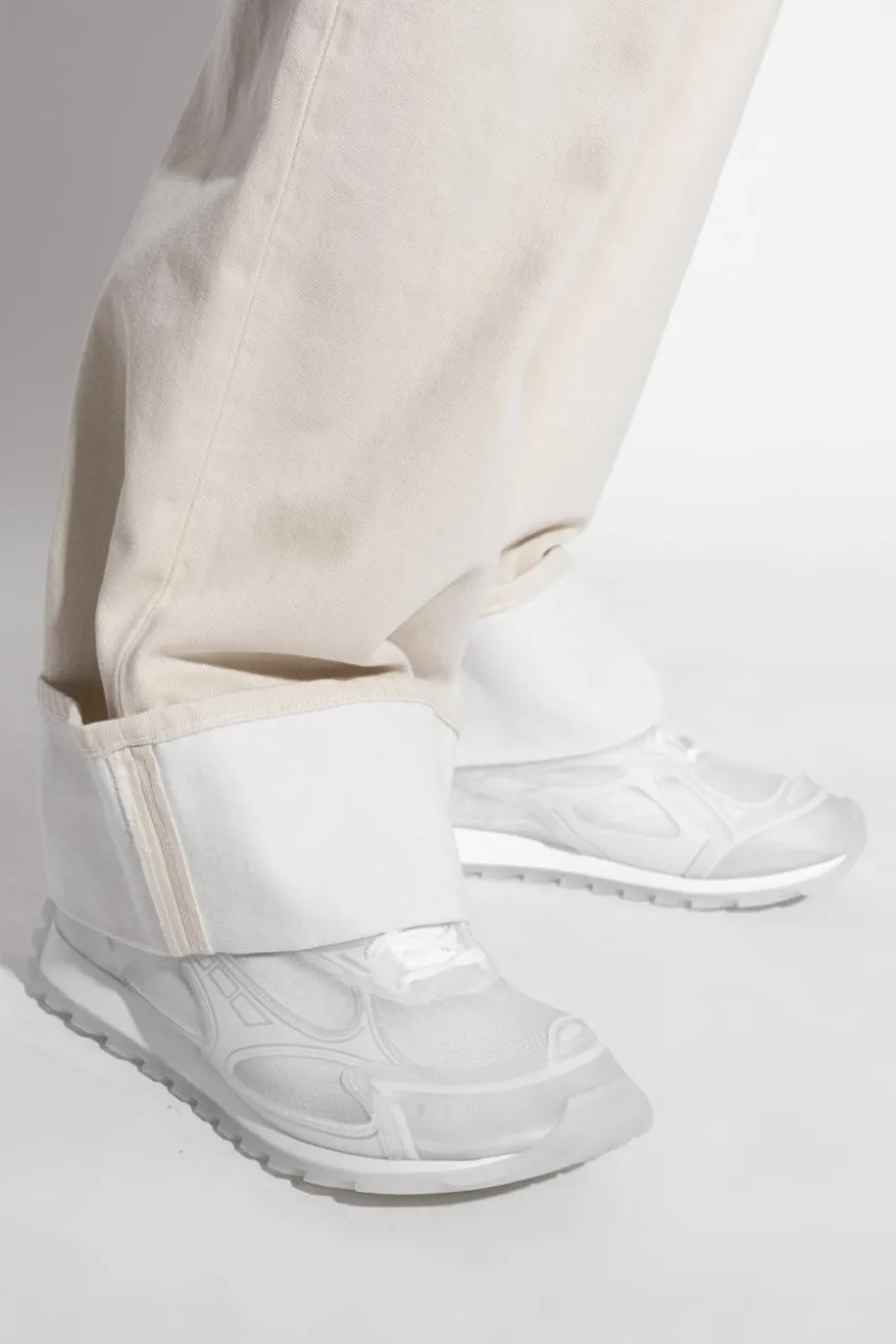 Bottega Veneta BIAŁY Buty sportowe `Orbit`