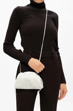 Bottega Veneta BIAŁY Torba na ramię ‘The Mini Pouch’