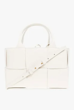 Bottega Veneta BIAŁY Torba ‘Arco Mini’ typu ‘shopper’