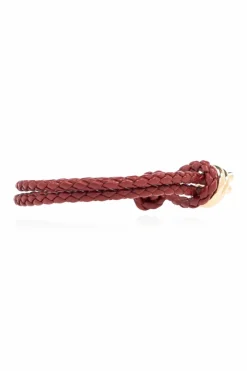Bottega Veneta BORDO Skórzana bransoleta