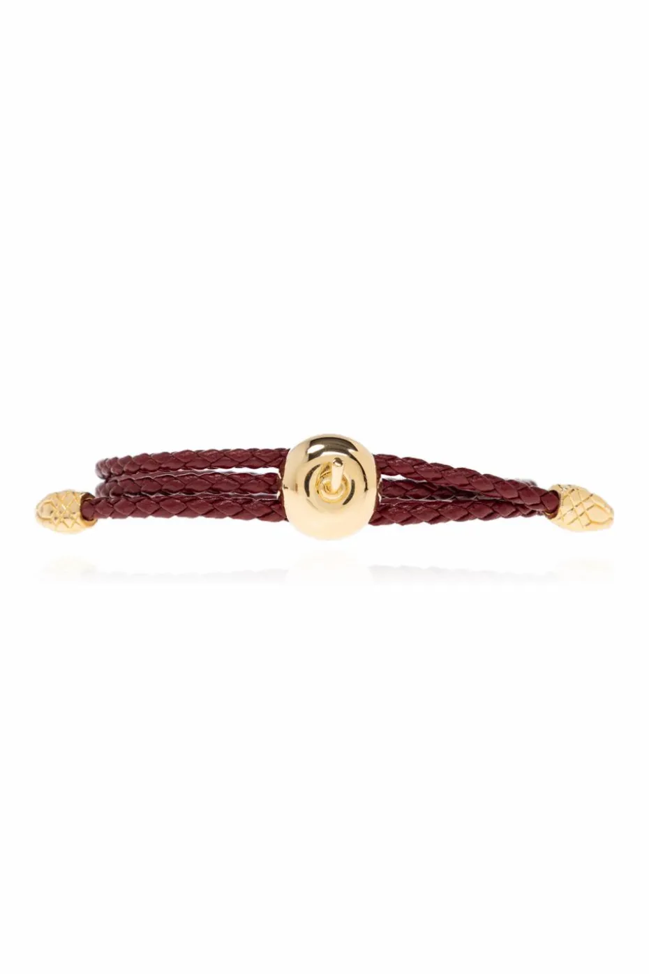Bottega Veneta BORDO Skórzana bransoleta