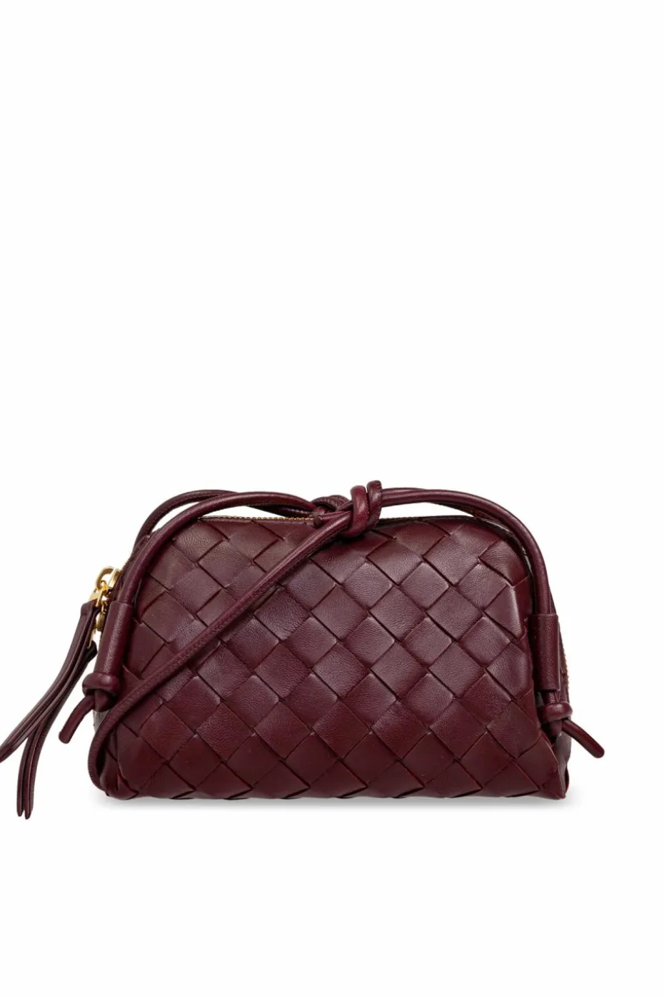 Bottega Veneta BORDO Skórzana torba na ramię