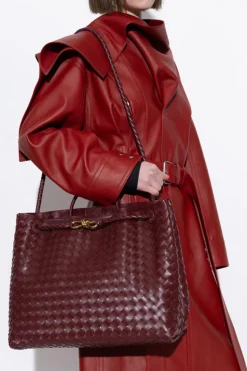 Bottega Veneta BORDO Torba do ręki `Andiamo Large`
