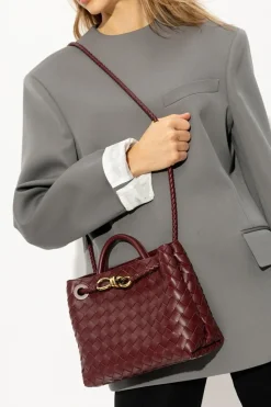 Bottega Veneta BORDO Torba na ramię ‘Andiamo Small’