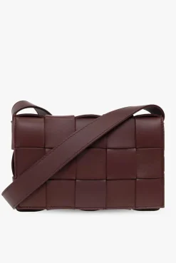Bottega Veneta BORDO Torba na ramię ‘Cassette Small’