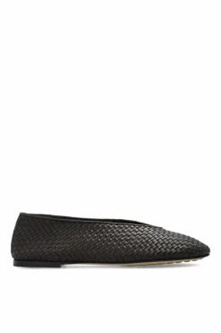 Bottega Veneta BRĄZOWY Baleriny `Rosa`