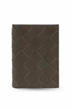 Bottega Veneta BRĄZOWY Etui na karty