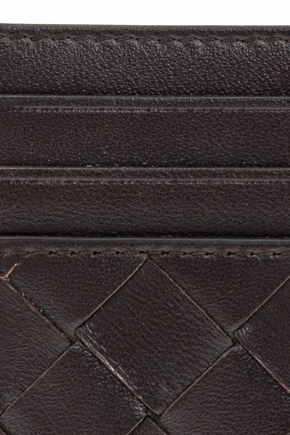 Bottega Veneta BRĄZOWY Etui na karty