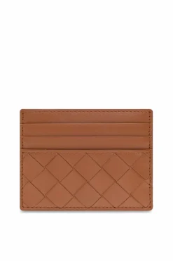 Bottega Veneta BRĄZOWY Etui na karty